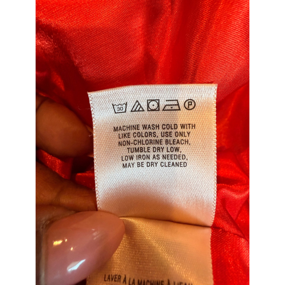 Womens HD in Paris Mini Skirt XS Red Blue Floral Retro Artsy Cottagecore Romanti - Picture 13 of 13